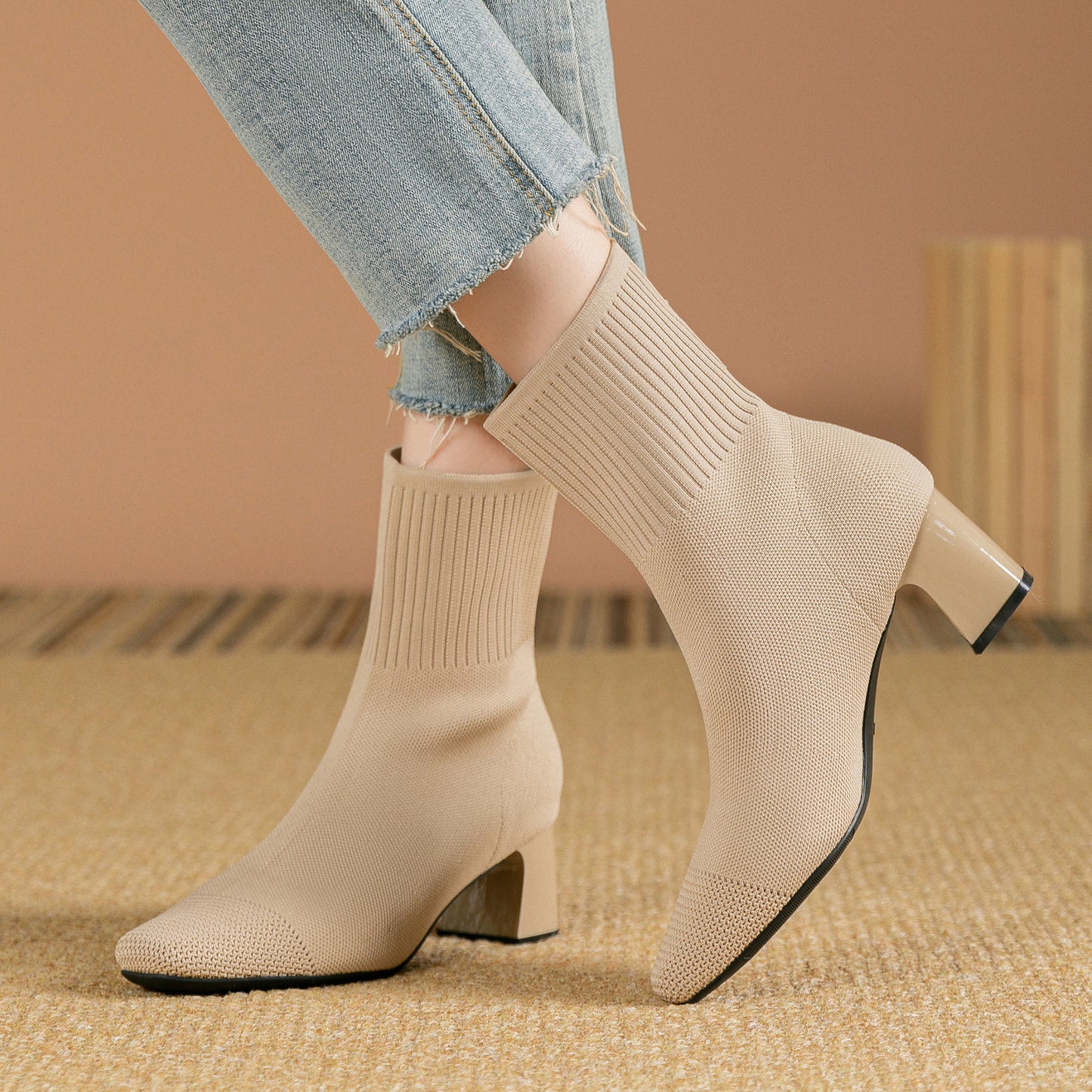 Bottines Stretch Élégance