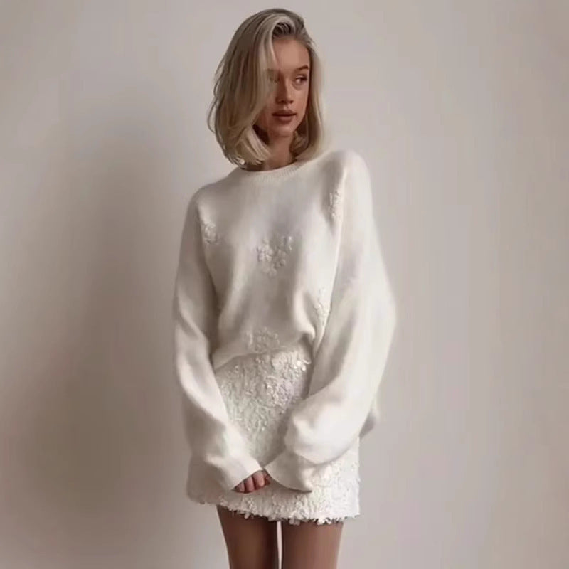 Pull Fleuron Élégance