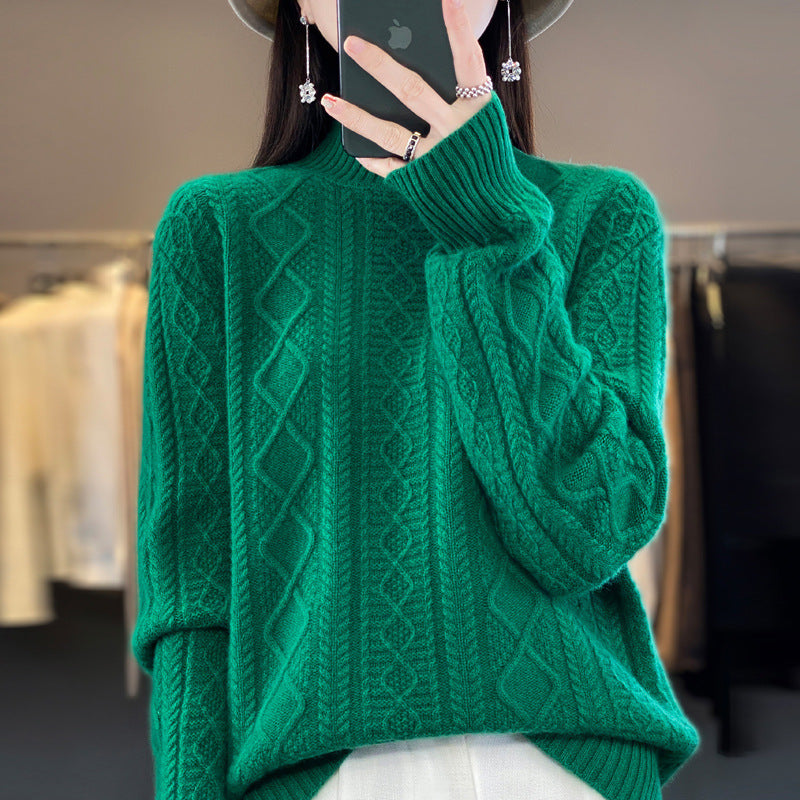 Elara - Pull Épais à Demi-Col Roulé by LunexaStyle