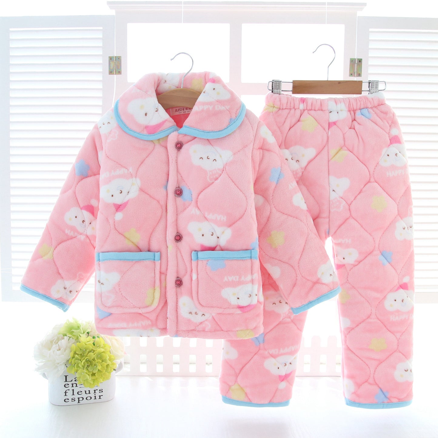 CuddleWear - Ensemble Pyjama Chaud pour Enfants by LunexaStyle