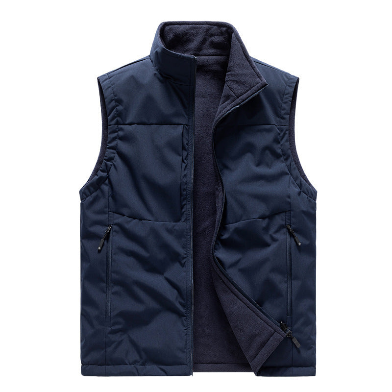 Gilet en Polaire Réversible – Chaud et Polyvalent pour l'Hiver