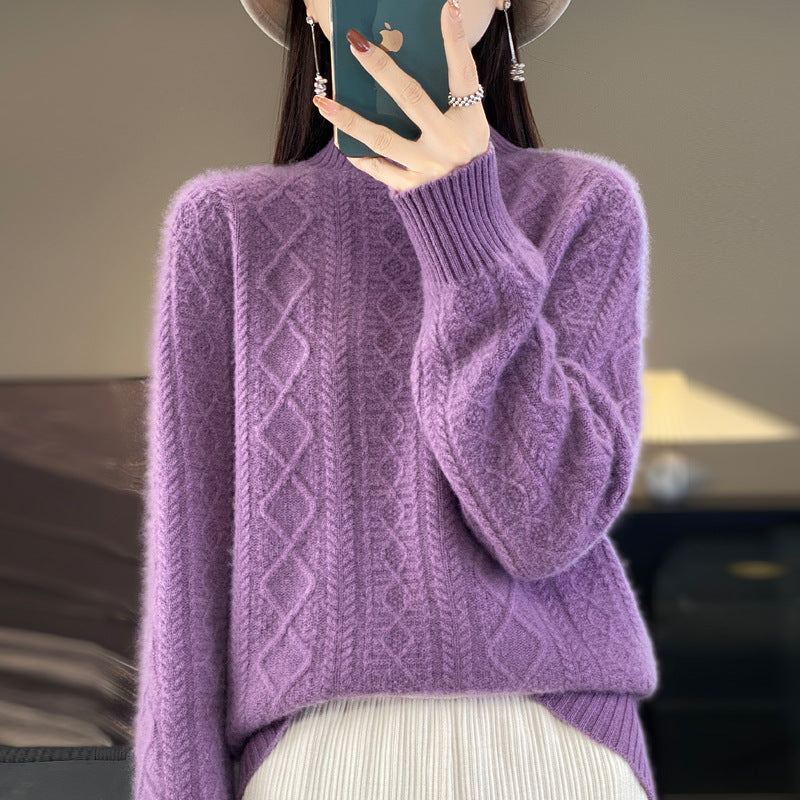 Elara - Pull Épais à Demi-Col Roulé by LunexaStyle