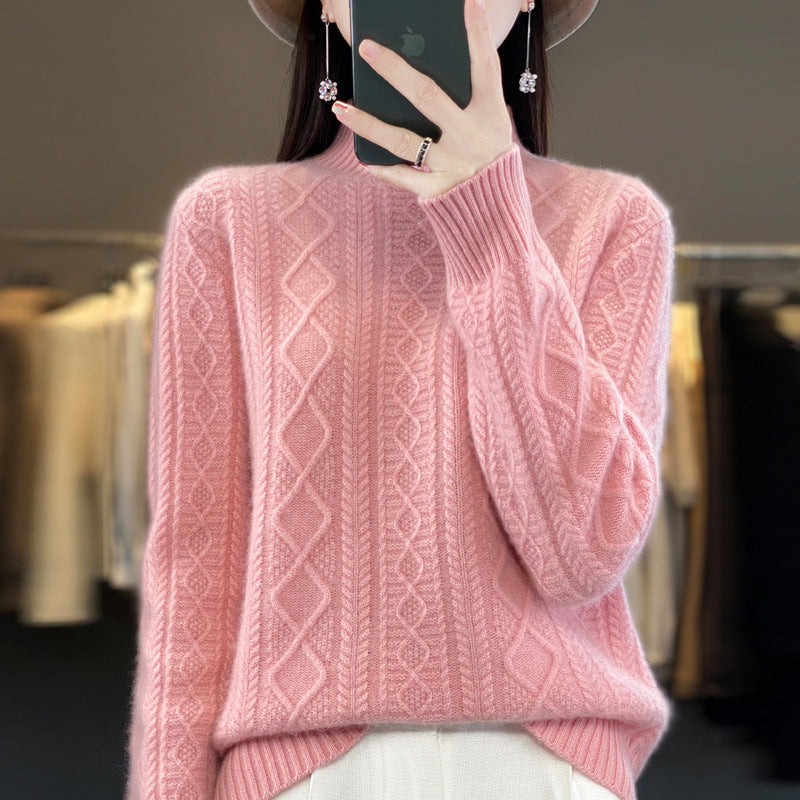 Elara - Pull Épais à Demi-Col Roulé by LunexaStyle