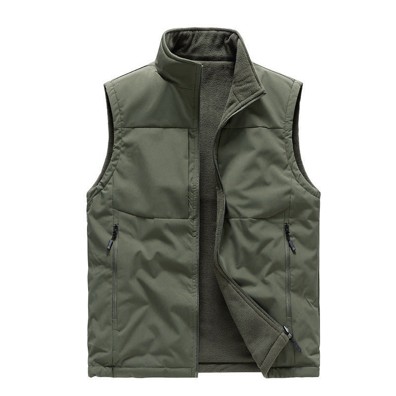 Gilet en Polaire Réversible – Chaud et Polyvalent pour l'Hiver
