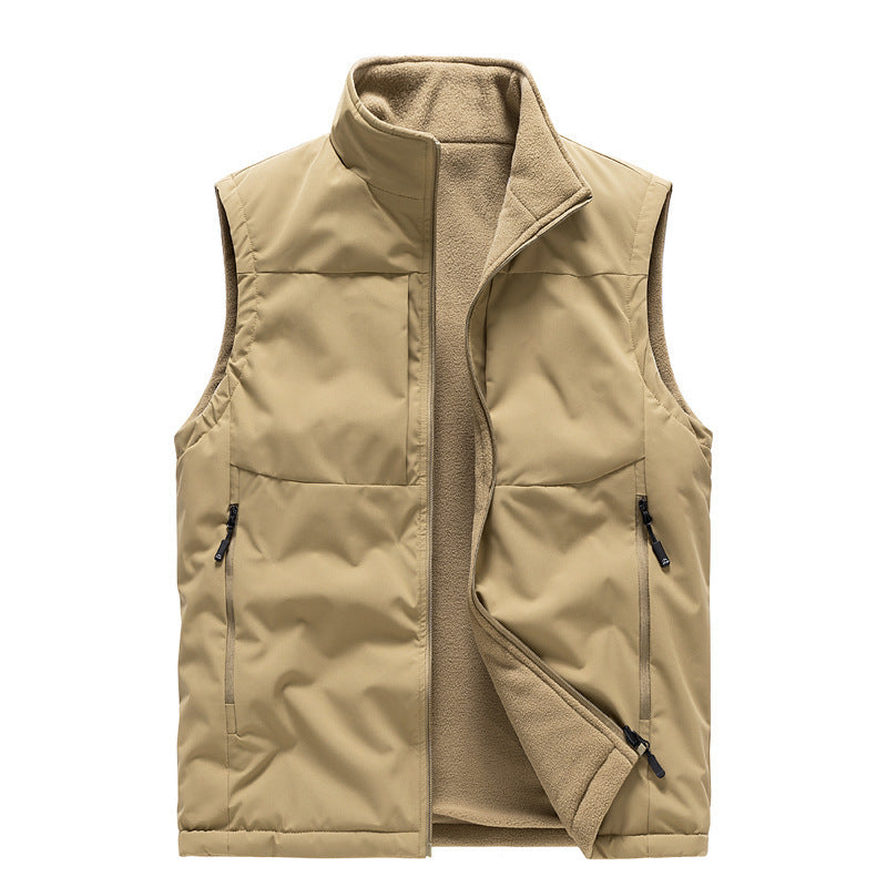 Gilet en Polaire Réversible – Chaud et Polyvalent pour l'Hiver
