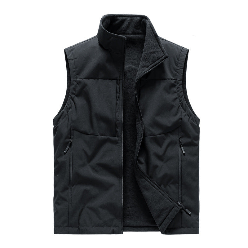 Gilet en Polaire Réversible – Chaud et Polyvalent pour l'Hiver