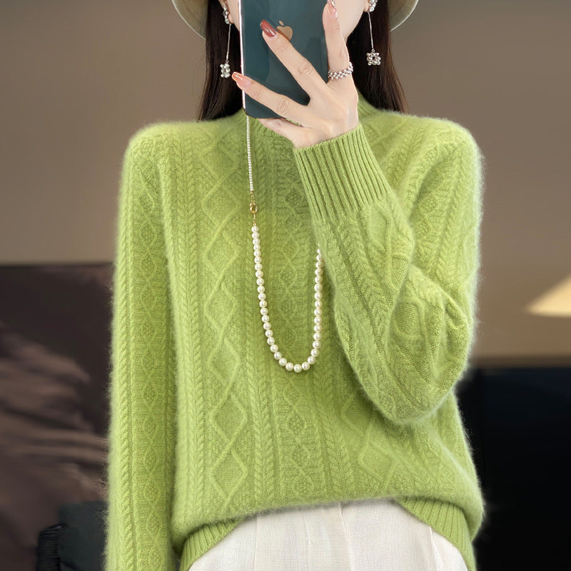 Elara - Pull Épais à Demi-Col Roulé by LunexaStyle