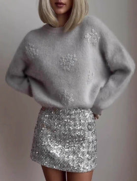 Pull Fleuron Élégance