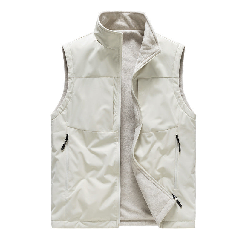 Gilet en Polaire Réversible – Chaud et Polyvalent pour l'Hiver