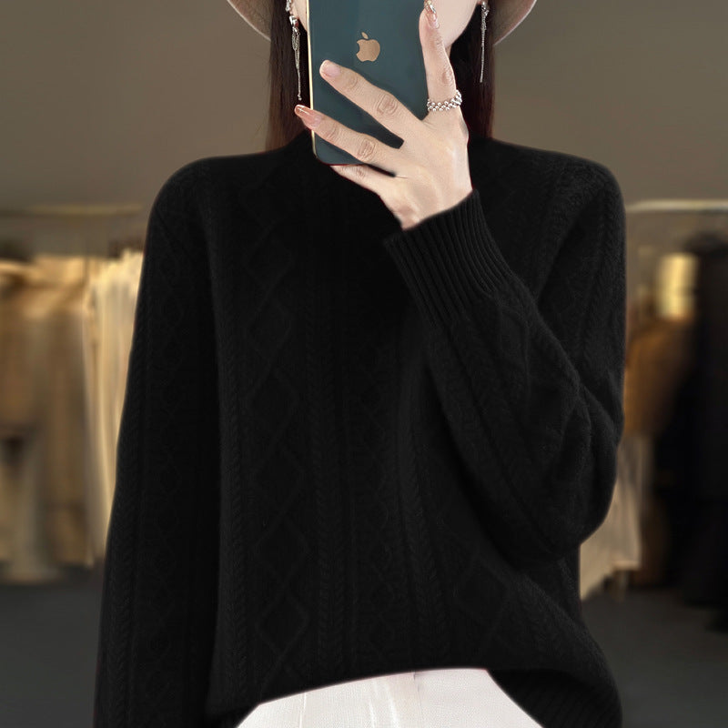 Elara - Pull Épais à Demi-Col Roulé by LunexaStyle