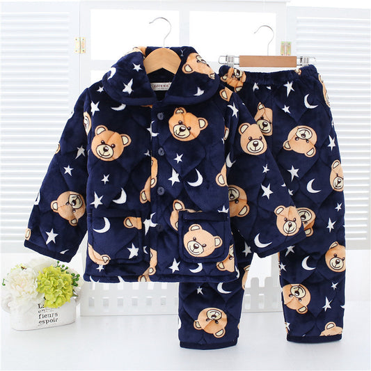 CuddleWear - Ensemble Pyjama Chaud pour Enfants by LunexaStyle